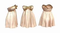 Strapless Dress With Bow