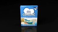 Nestle Rice Vegetable stage-2 Cereal Box3Dmodel carton packaging