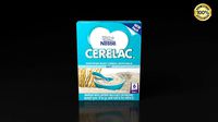 Nestle Rice stage-1 Cereal Box 3D model carton packaging
