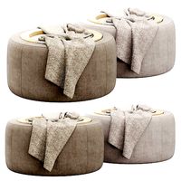 Grover 915mm Fabric Storage Ottoman