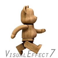 Wood Bearbrick Imag