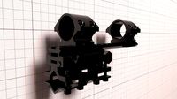 Optic mounts KP-T2002 and Picatinny rail Y0032-B