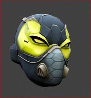 Valorant Viper Mask 3D Model