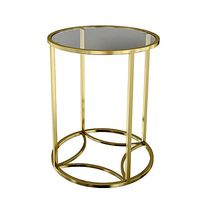 French Bedroom Night Fever Gold Side Table