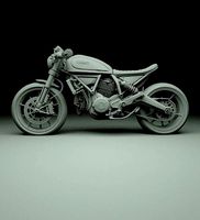 Ducati Scrambler  3D Motorcycle