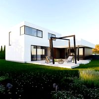 Family House 9 - Created with fully parametric Revit Families