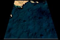 NEOM city topography Saudi Arabia - tile n27 e34