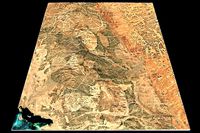 NEOM city topography Saudi Arabia - tile n28 e35