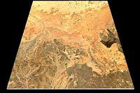 NEOM city topography Saudi Arabia - tile n26 e39