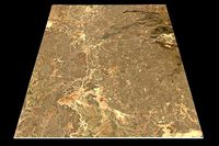 NEOM city topography Saudi Arabia - tile n25 e39