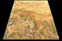 NEOM city topography Saudi Arabia - tile n26 e38
