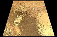 NEOM city topography Saudi Arabia - tile n27 e37