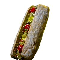 035 Donut Hotdog Scan 3D model with UV map