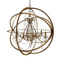 Golden Chandelier Foucault Style