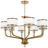 Heathfield Co Czarina Arm Gold Chandelier