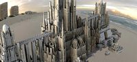 bloodborne inspired Edwardian fantasy architecture
