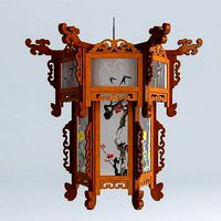 PETITE PAINTED GLASS LANTERN