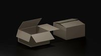 Box  Low-poly 3D model