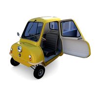 Generic 50cc Microcar with interior and chassis