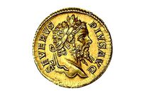Roman Empire Gold Coin - Lucius Septimius Severus