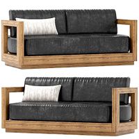 Outdoor Paloma teak sofa