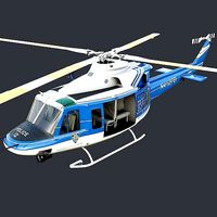 helicopter Bell-412 NYPD