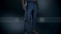 Blue Stonewashed Jogger Pants