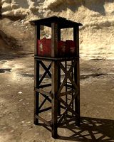 Low-poly Old Wooden Watch Tower