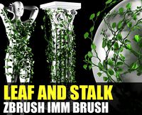 ivy and leaf zbrush imm brush