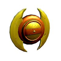 Stylized Brass Buckler