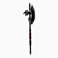 Stylized Steel Halberd