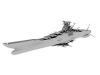 SCI FI Space Battleship Yamato 3D model