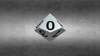 Dungeons and Dragons D10 1s Die 3D model