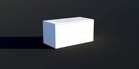 IKEA EKET White Wall Bedside Storage