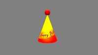 Cartoon birthday hat - Conical hat