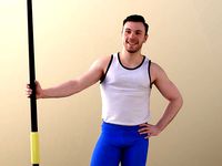 Robb 10723 - Rower Holding A Paddle
