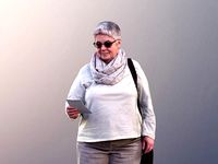 Beatrice 10533 - Best Ager Woman Reading A Shoppinglist