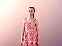 Mady 10111 - Teenage Girl Walking In Summer Dress
