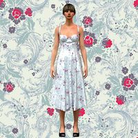 strappy bodice summer dress
