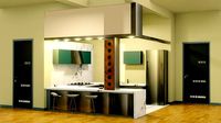 Kitchen Interior - Low Poly - GameReady