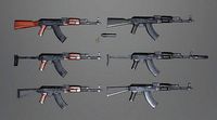 AK74 Russian Game Ready 6 Variations