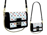 Louis Vuitton Dauphine Bag Black White Monogram