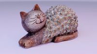 The cat statuette
