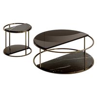Fendi Boogie Circle Portoro Palladium Marble