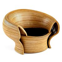 Steam 23 Walnut Steam bent Chair by Bae Se Hwa