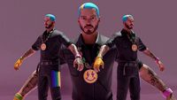 J Balvin Fortnite Skin T-Pose RIGGING