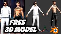Free Fire dimitri 3d model