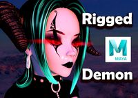 Demon Succubus Tiefling Devil Girl