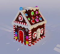 little gingerbread house for christmas