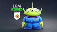 Toy story - Little green men rigged